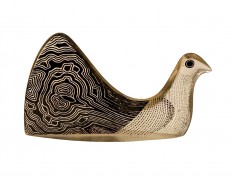 Lucite dove kinetic art sculpture